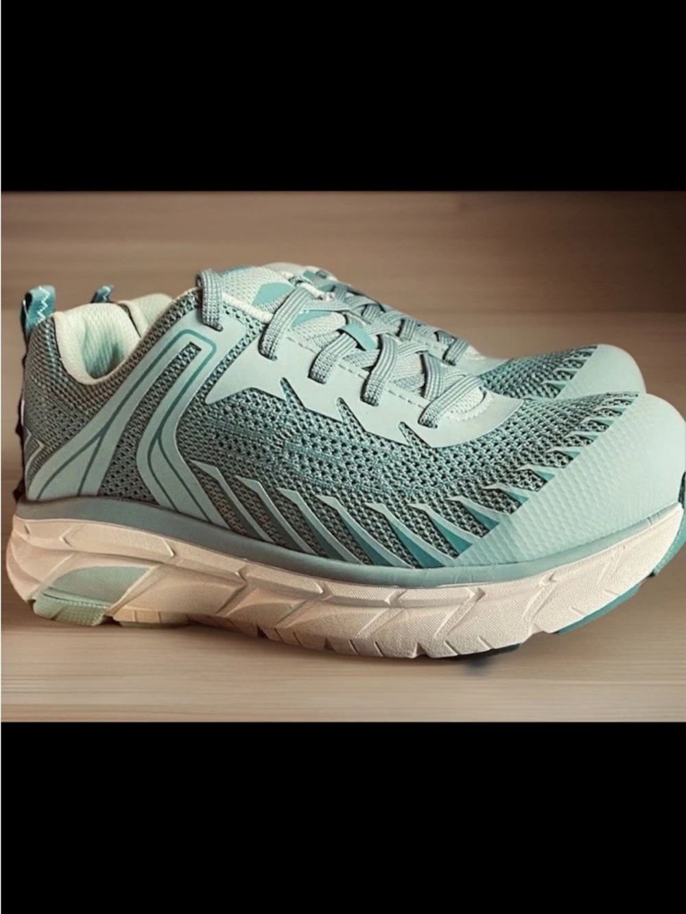 NWT Carolina Blue Steel Toe Tennis Shoes Construction Size 9.5 Women’s Therapy